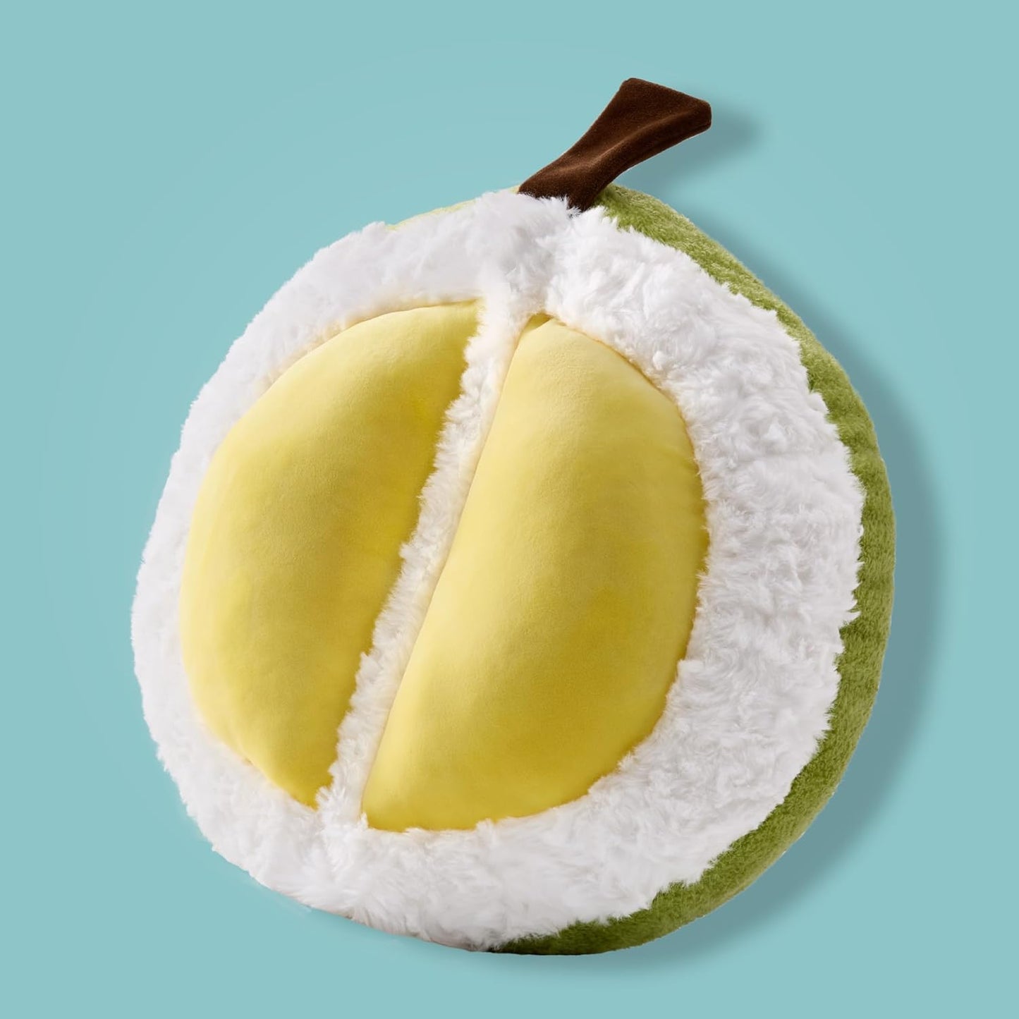 GIGIZAZA Throw Pillows Durian Cute Green Pillows Decorative Aesthetic Pillow for Bedroom Cushions Unique Fun Couch Throw Pillow 14 Inch Funky Fruit Pillows