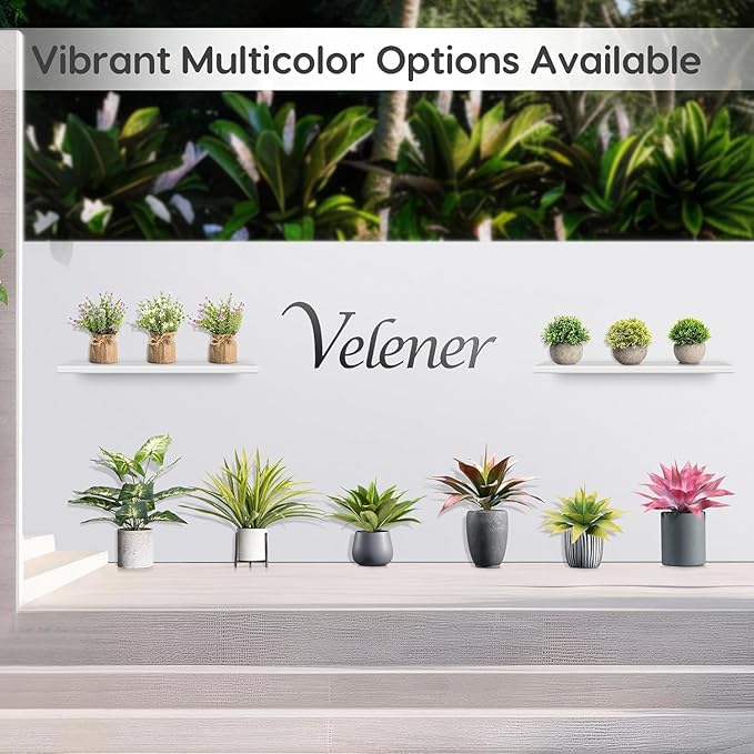 Velener Artificial Agave Plant,18 Inch, Faux Aesthetic Plants for Home Decor, Realistic UV Resistant Fake Agave Plants Without Pot, Set of 1