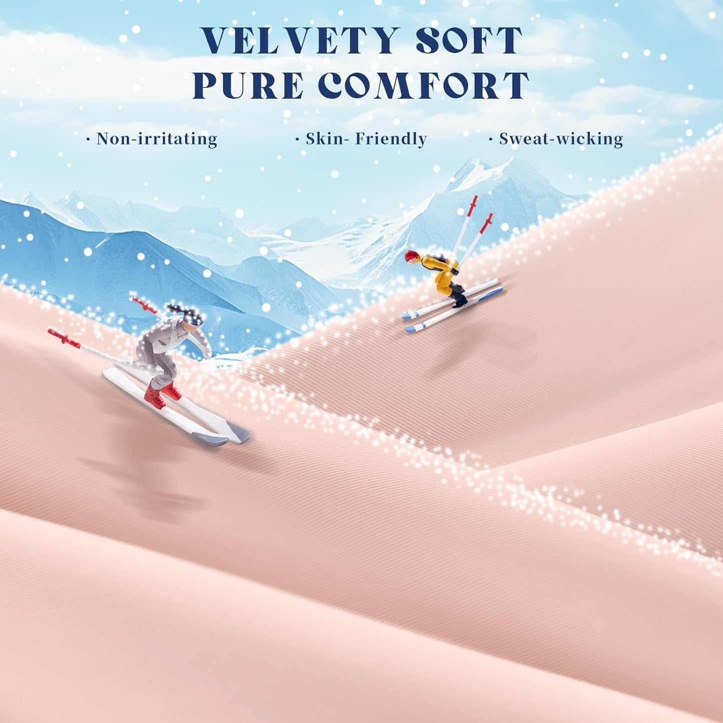 Cooling Comforter Queen Size, Double-Sided Cooling Blanket for Hot Sleepers & Night Sweats, Arc-Chill Q-Max > 0.4 Breathable Ice Blanket, Lightweight Cold Comforter (80''x90'', Pink)