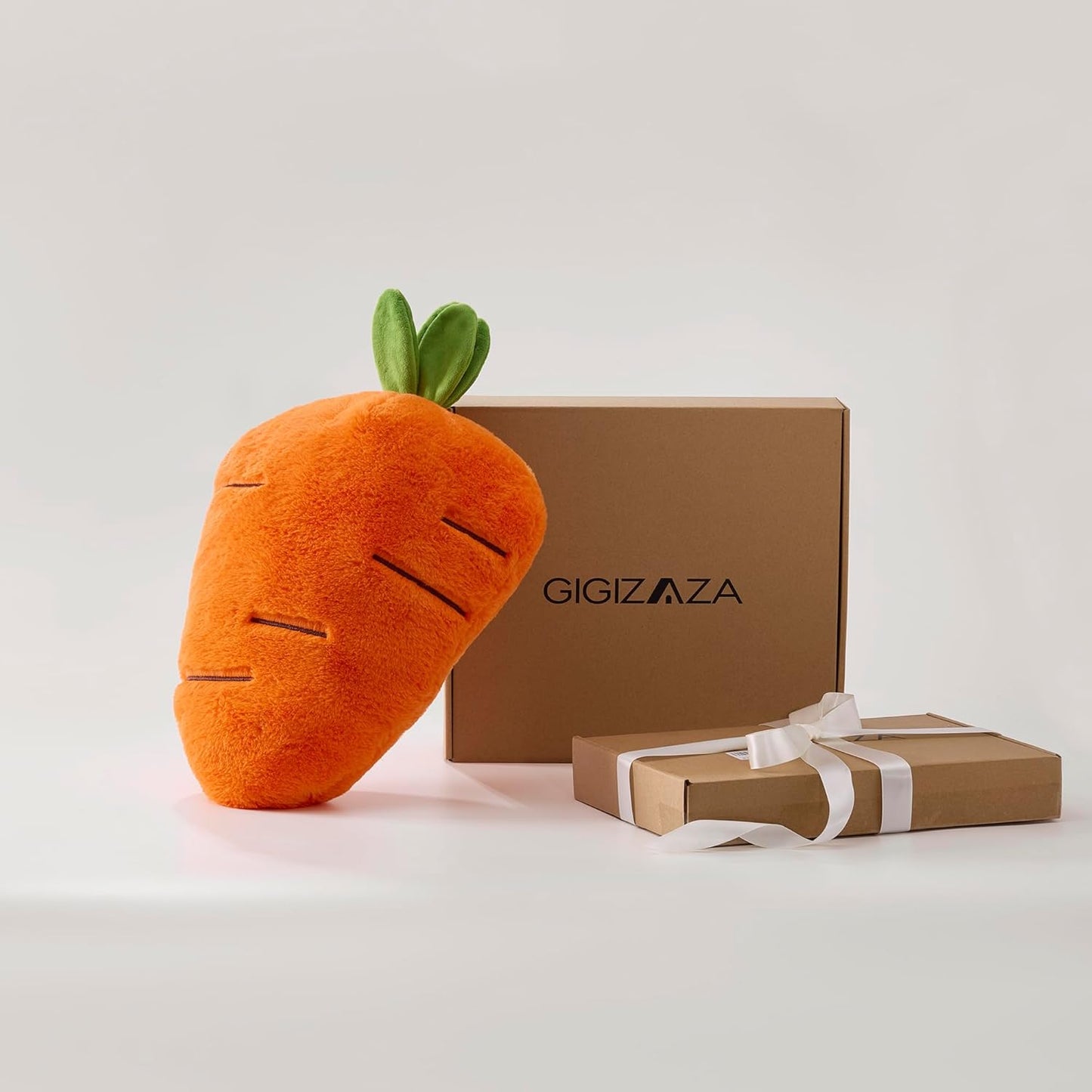 GIGIZAZA Throw Pillows Cute Fruit Pillows Decorative Aesthetic Fun Pillow for Bedroom Cushions Unique Farmhouse Couch Throw Pillow 18 Inch Funky Carrot Pillows