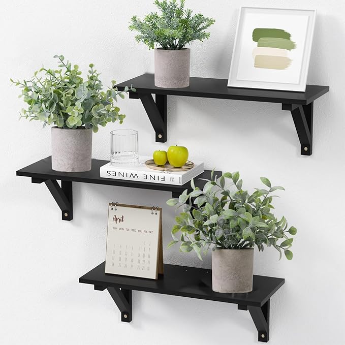 3 Pack Fake Potted Plants Small Artificial Plastic Eucalyptus Topiaries Lifelike Faux Plants for Home Office Coffee Room Desk Decor