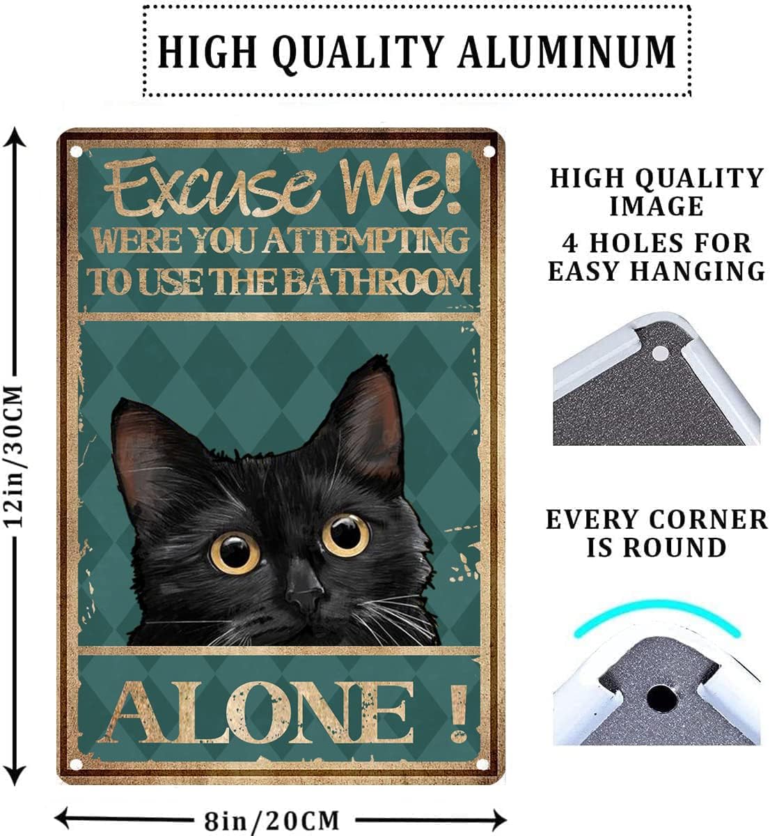 I’ll Be Waiting At The Door Dog Retro Metal Tin Sign Vintage Aluminum Sign For Home Decor Room Metal Decor 8x12 Inch