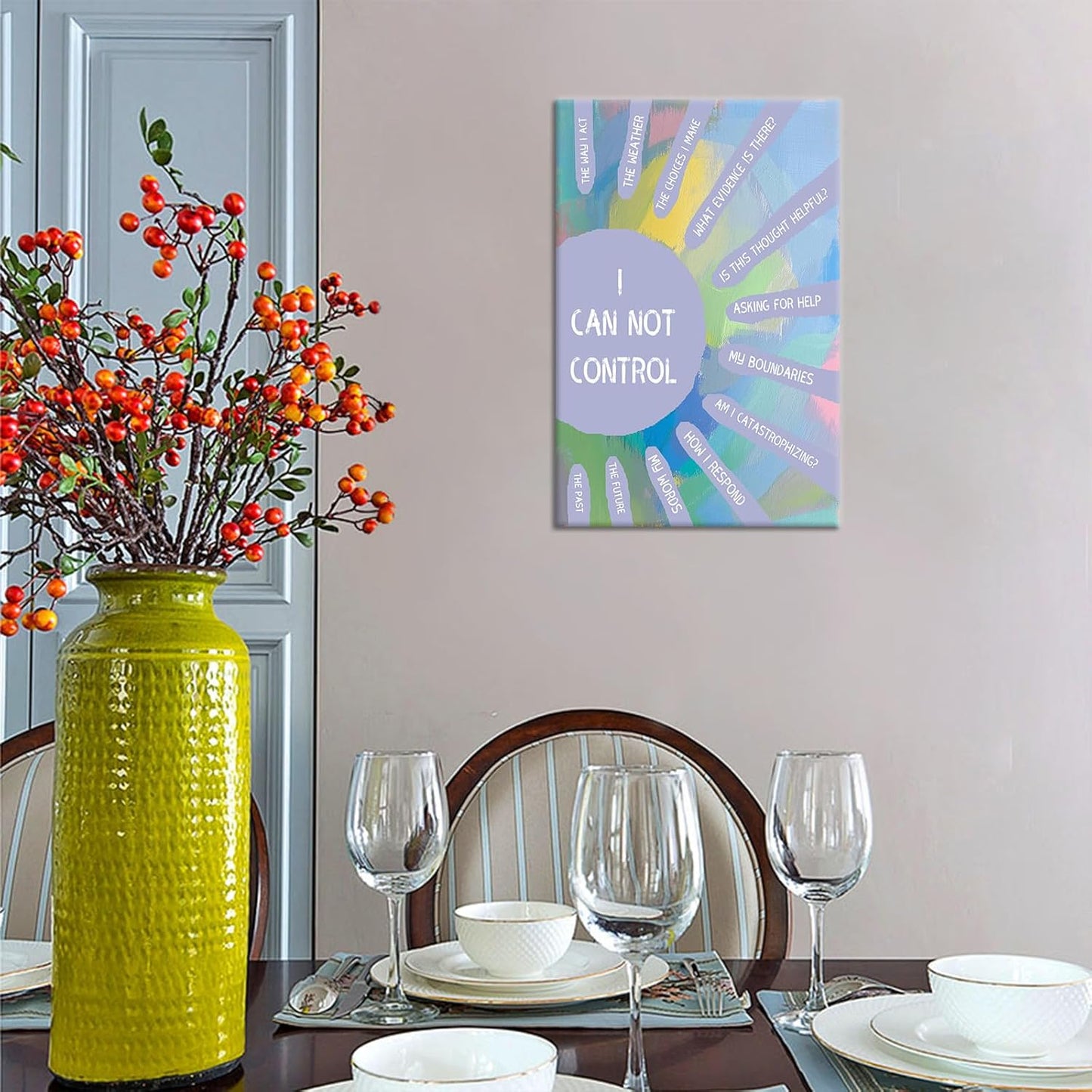 Inspirational Canvas Wall Art Office Wall Decor Poster Print Motivational Entrepreneur Quotes Picture Painting Artwork for Modern Home Bedroom Kitchen Gym Stretched and Framed [12''Wx18''H]