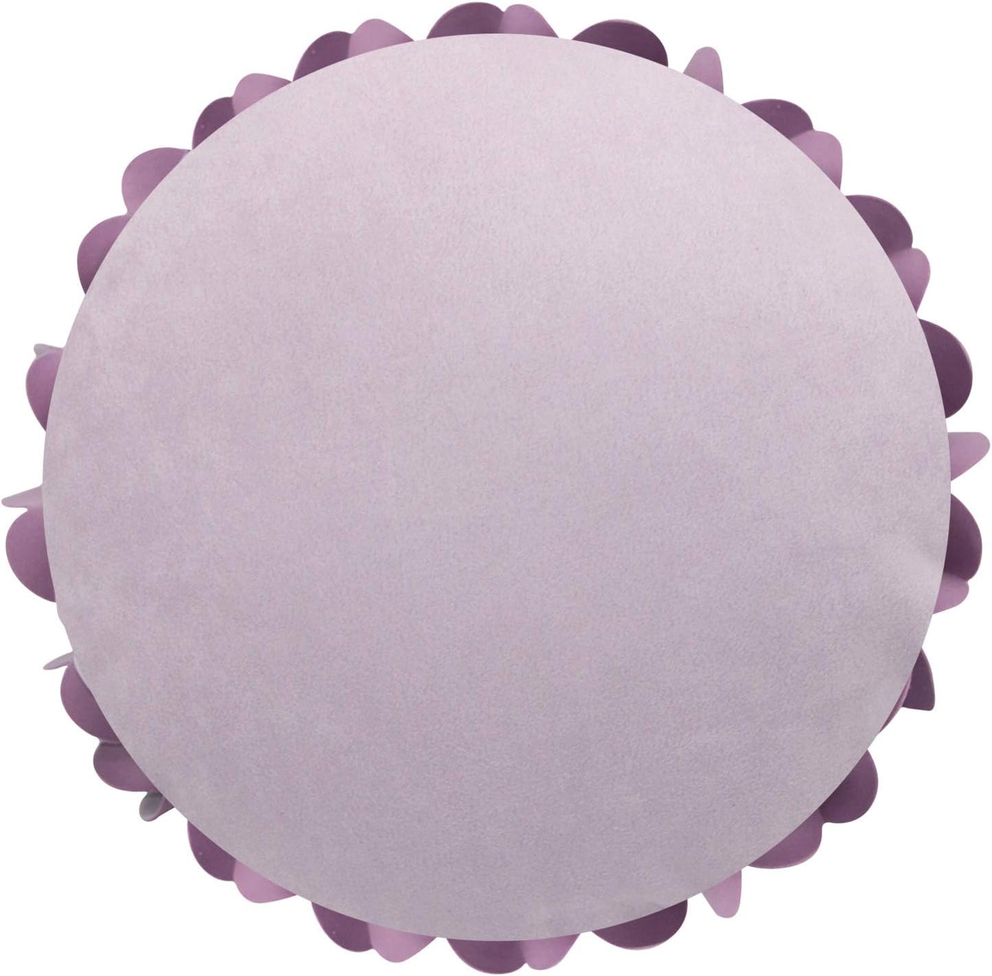 Contempo Lifestyles Flower Pillow – Decorative Pillow 3D Round Throw Pillows for Home Décor – Handmade Sweetheart Flower Pillow for Bed & Couch-Sunflower Pillow - 16 Inch Lilac