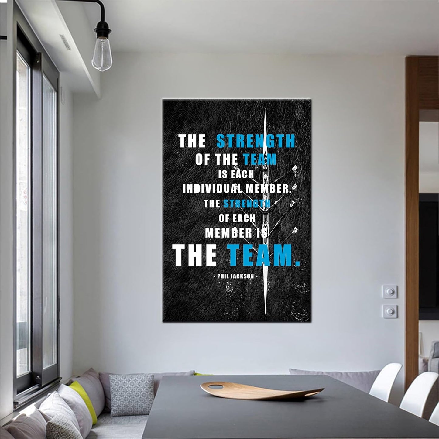 GoForArt Dream Big Motivational Canvas Wall Art, Inspirational Famous Quote Bedroom Living Room Decor, Positive Modern Landscape Mountain Office Dorm Room Poster Print (Inspirational-09, 24.00" x 36.00")