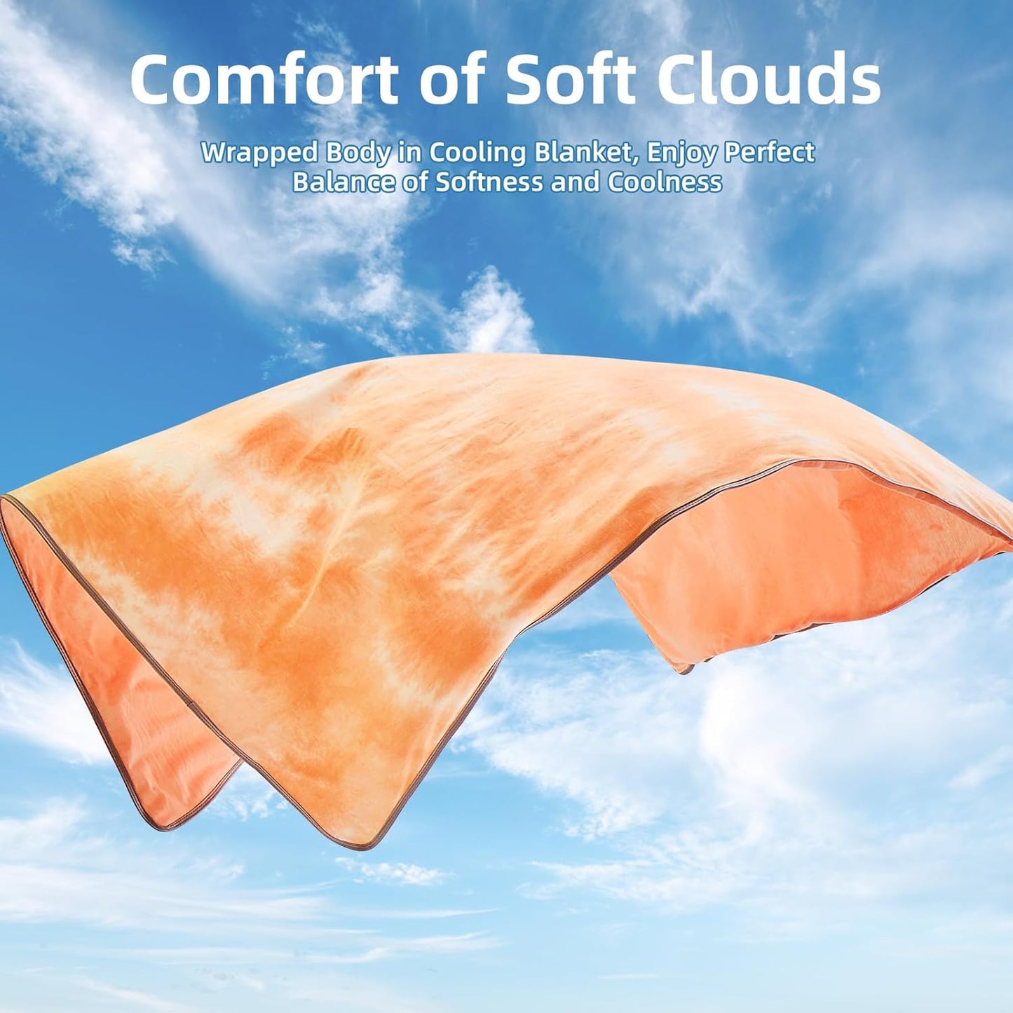 inhand Cooling Blanket King Size (90"x108"), Cooling Blankets for Hot Sleepers, Absorbs Heat to Keep Adults Cool for Summer Nights Sweats, Thin Cold Lightweight Blanket for Couch Bed, All Season Use