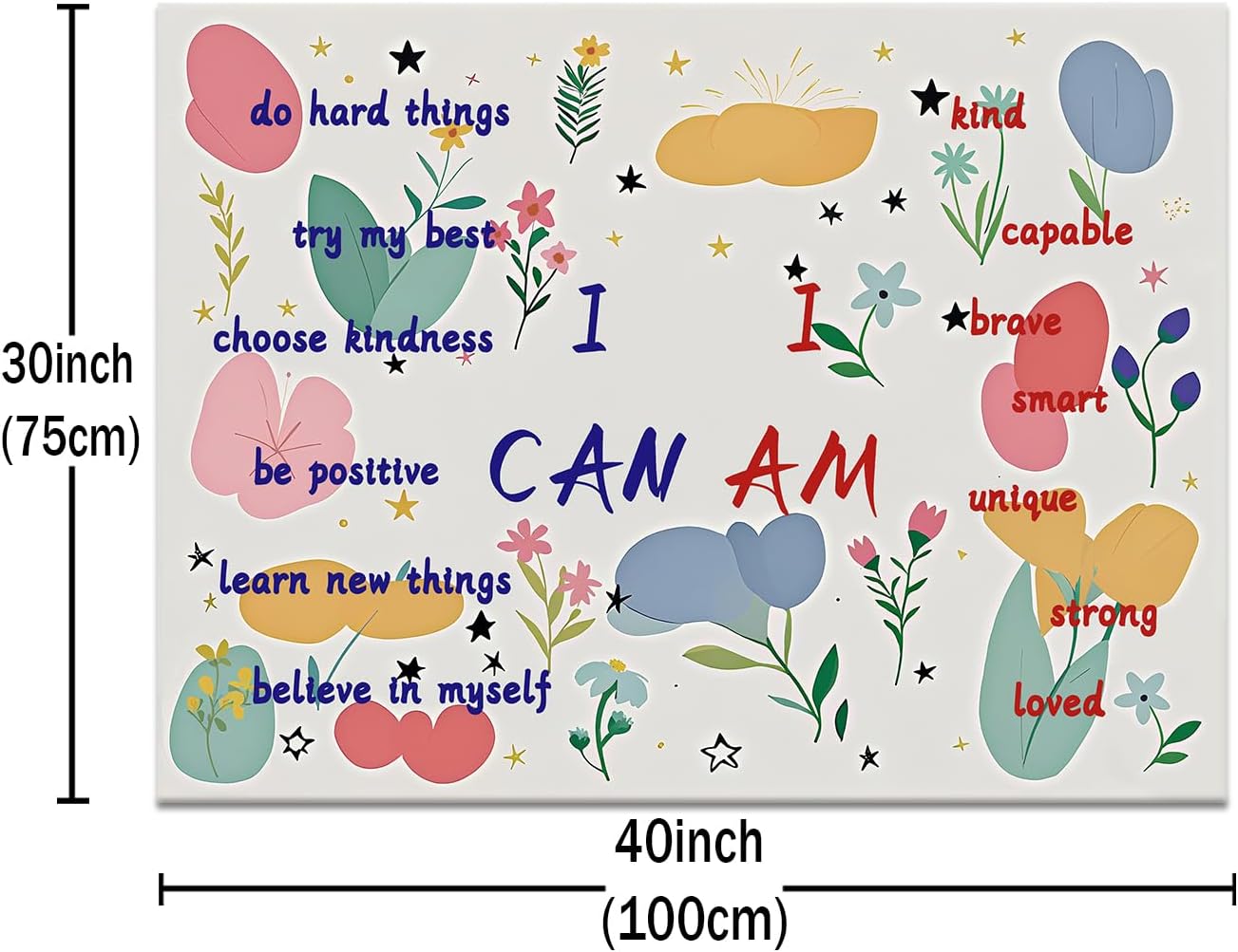 Large Size Motivational Canvas Poster Print Wall Art Inspirational Entrepreneur Quotes Picture Painting Wall Decor Artwork for Living Room Office Workplace Classroom Ready to Hang [24''Wx36''H]