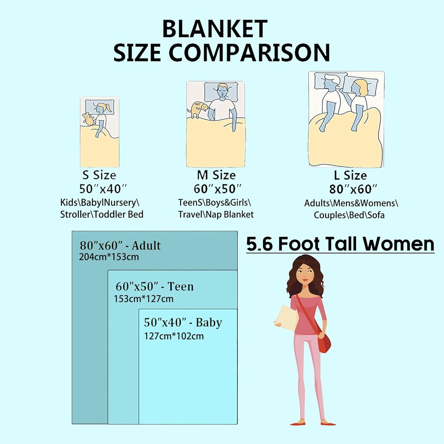 Koi Fish Flannel Blanket - Lightweight Soft Cozy Unique Gifts Blankets for Nature Lovers,Kids,Adult,Women, Watercolor Water Bubble Throw,Home Room Modern Decor 40x50in