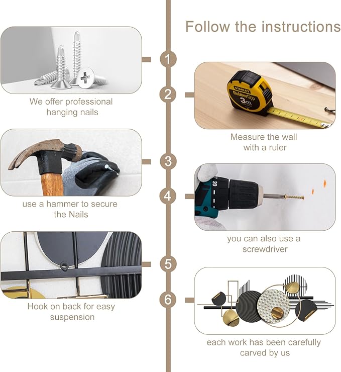 Wall Art Decor Wall Art Framed Minimalist Abstract Geometric Wall Sculptures Decoration Large Size 59 × 20 Inch Wall Decor Aesthetic Bathroom Bedroom Living Room Kitchen Home Office Wall Hanging