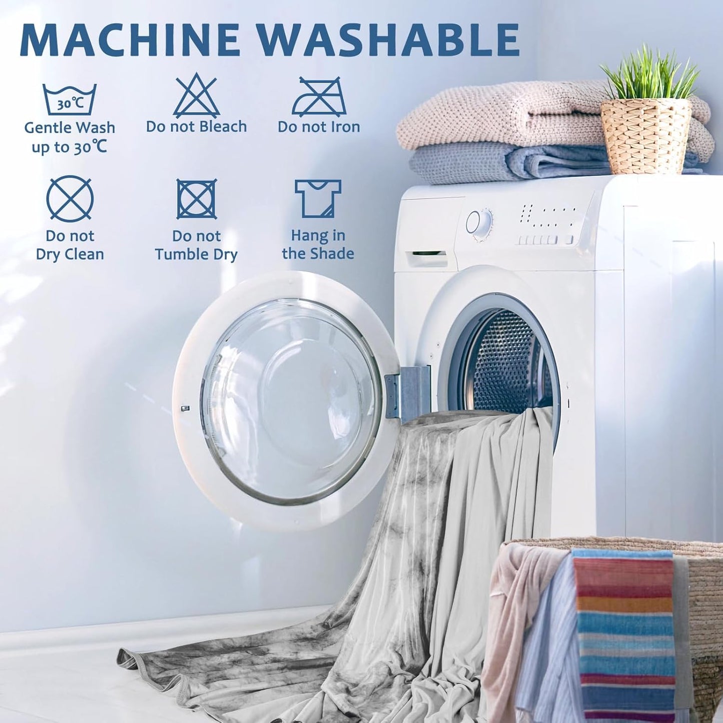 Marchpower Cooling Blanket for Hot Sleepers Twin Size, Double Sided Arc-Chill Cooling Fabric Q-Max>0.5, Cooling Blanekt for Hot Flashes and Night Sweats, Cool Blanekt Cold Blanket for Summer