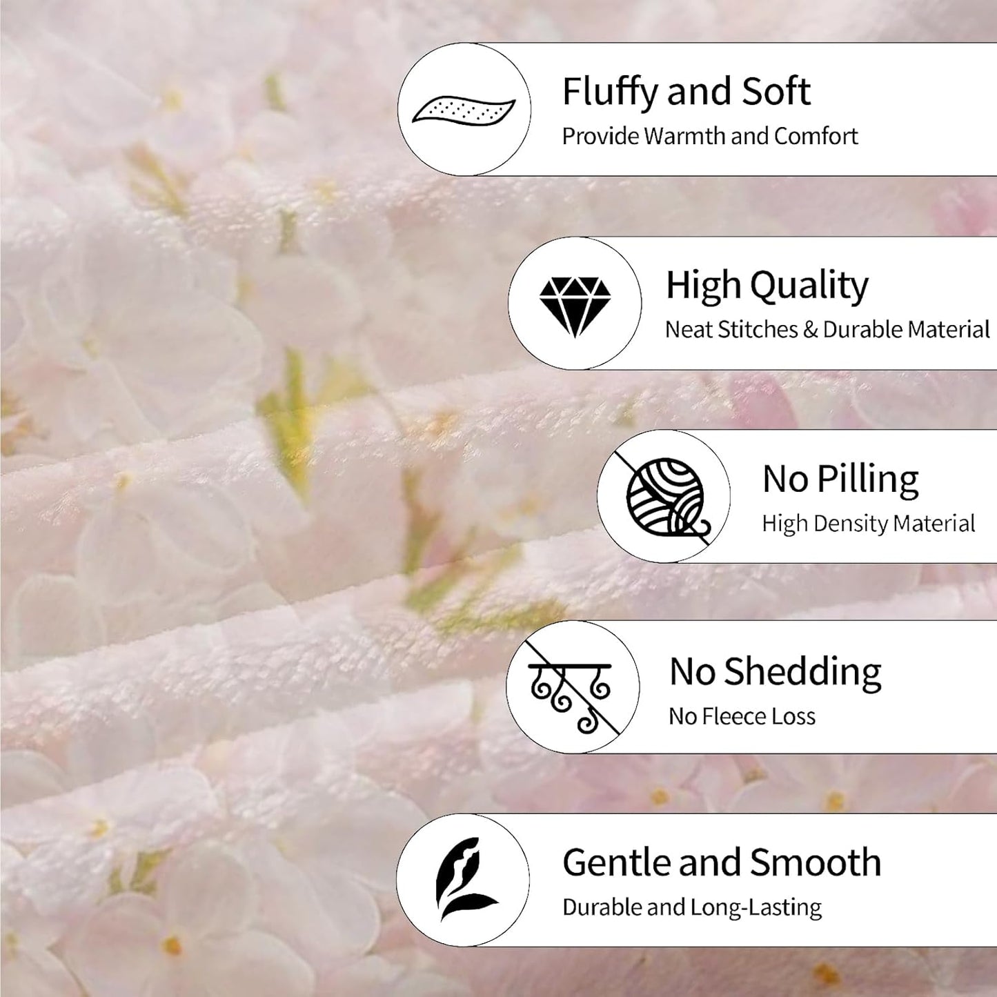 Cute Cats & Potted Plants Blanket - Soft Lightweight Cozy Flannel Throw Blanket for Adults Kids Pet Lovers, Warm Fluffy Fuzzy Blankets for Couch, Bed, Travel, Outdoor, Home Decor 80×60 in