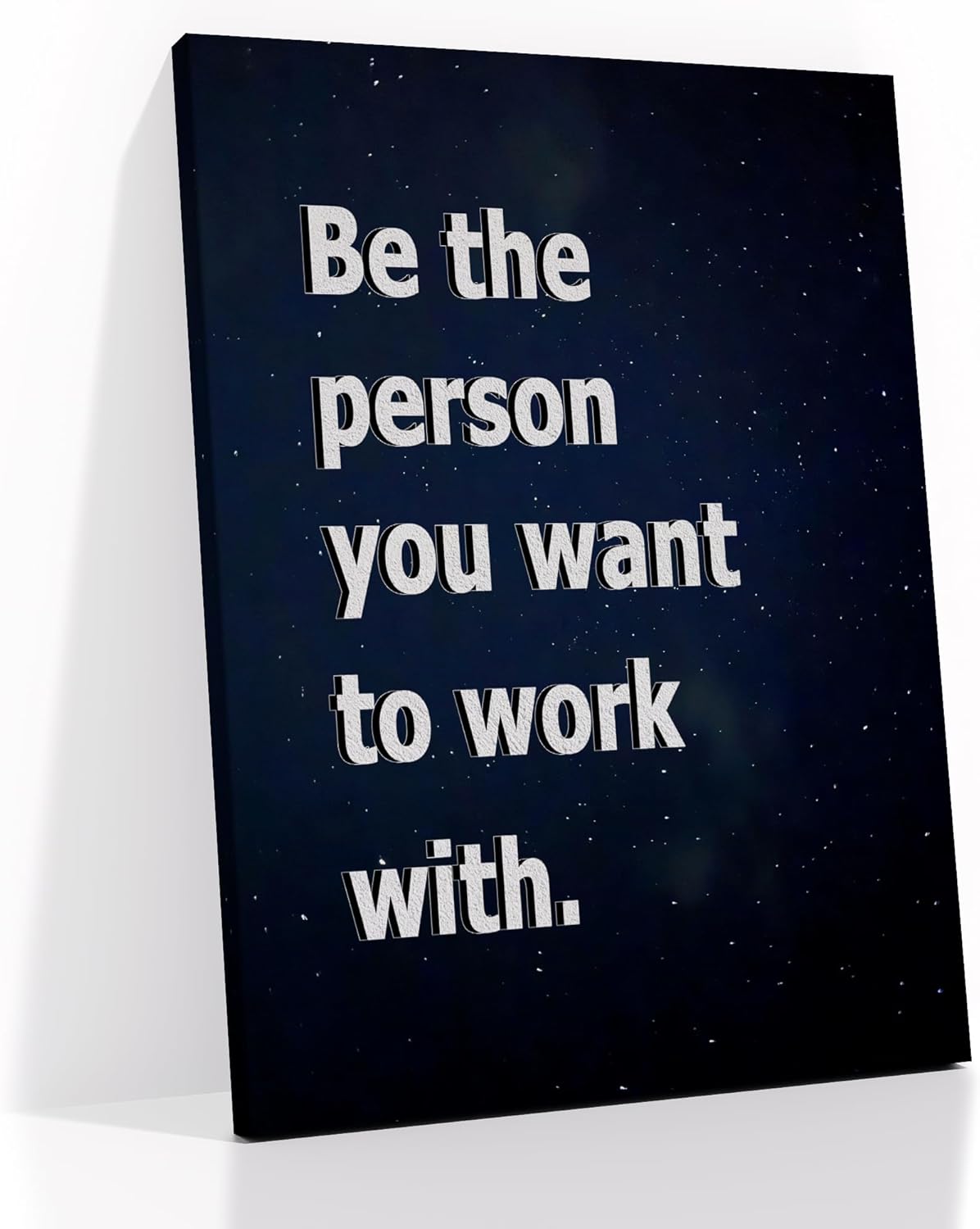 Determined Motivational Canvas Wall Art Large Size Inspirational Wall Decor Poster Print Positive Picture Painting Artwork for Modern Home Living Room Gym School Stretched and Framed [30''Wx 40''H]