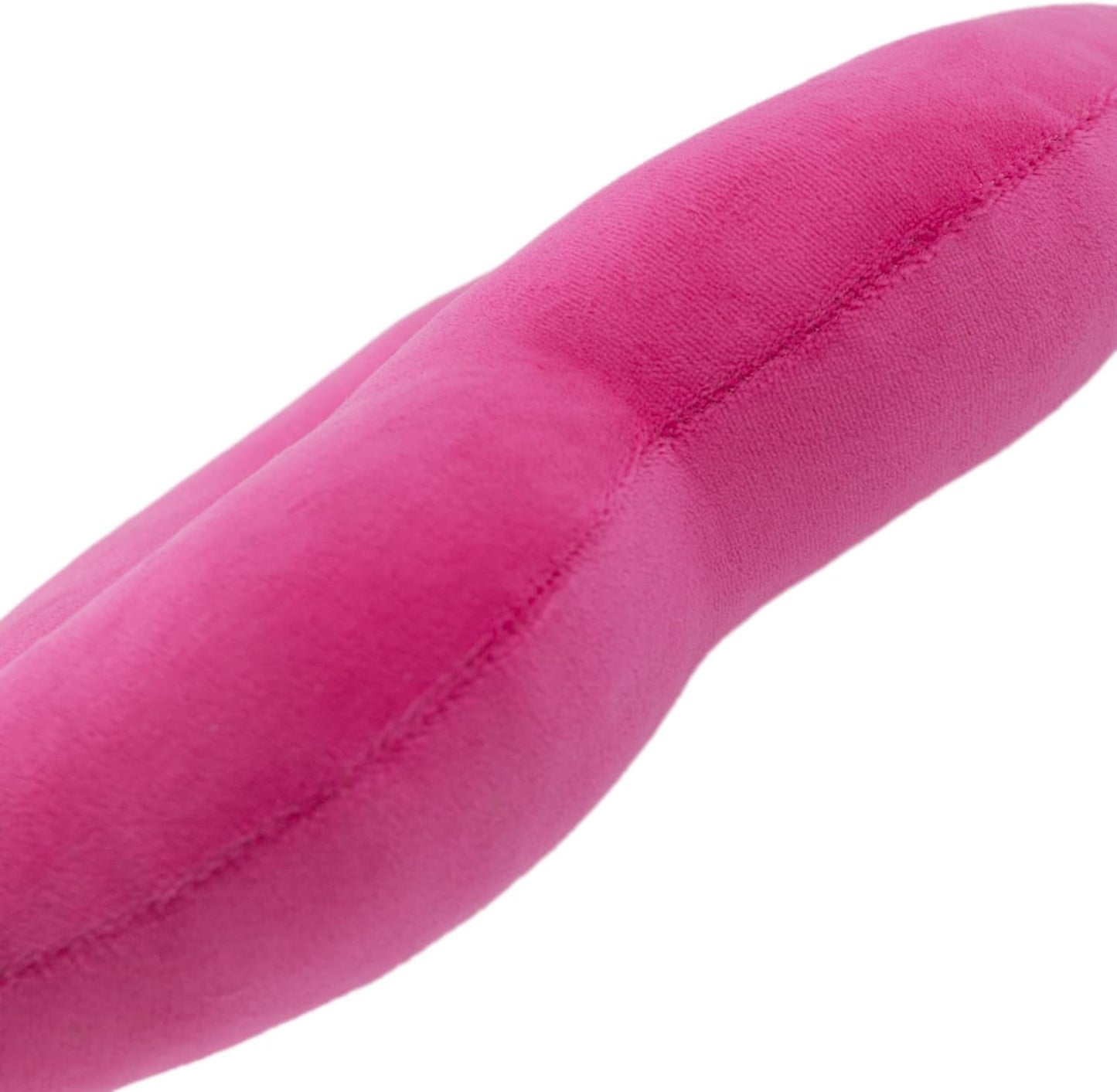 KINGROSE 3D Lip Throw Pillow Cute Decorative Pillows Soft Cushion for Sofa Couch Bed Home Decor Girls 11 x 18 Inches Rose Red