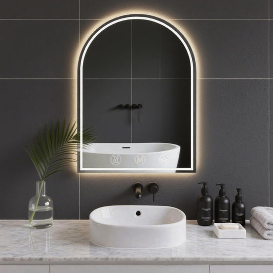 LED Mirror for Bathroom 24x36,led Vanity Mirror,Anti-Fog,Three Colors Lighting,Backlit and Front Lighted