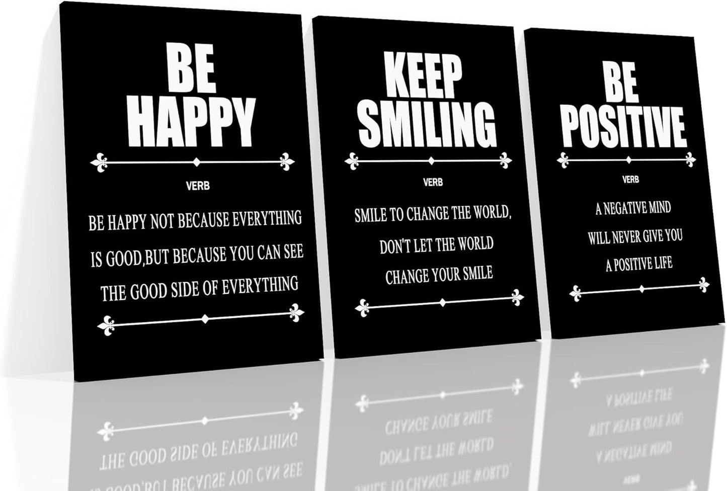 Inspirational Canvas Wall Art Home Decor 3 Pieces Motivational Entrepreneur Poster Print Positive Picture Painting Artwork for Living Room Gym School Office Stretched and Framed [60''Wx28''H]