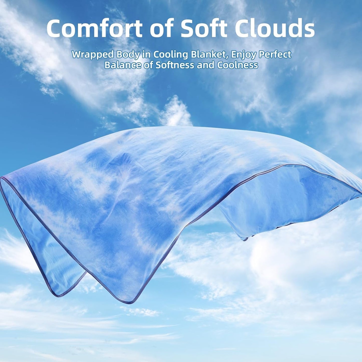 inhand Cooling Blanket Twin Size (60"x80"), Cooling Blankets for Hot Sleepers, Absorbs Heat to Keep Adults Cool for Summer Nights Sweats, Thin Cold Lightweight Blanket for Couch Bed, All Season Use