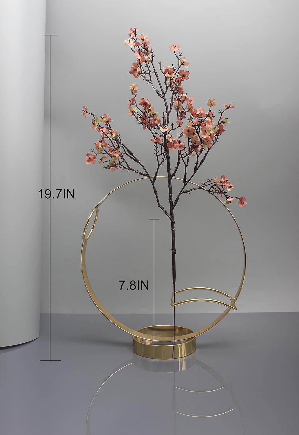 JAKY-Global Babys Breath Silk Artificial Flowers 6 Bundle European Fake Flowers Decor Wedding Party Fall Stems Decoration Bouquets DIY Home Garden,Farmhouse,Living Room Decor (Beige Brown-6pcs)