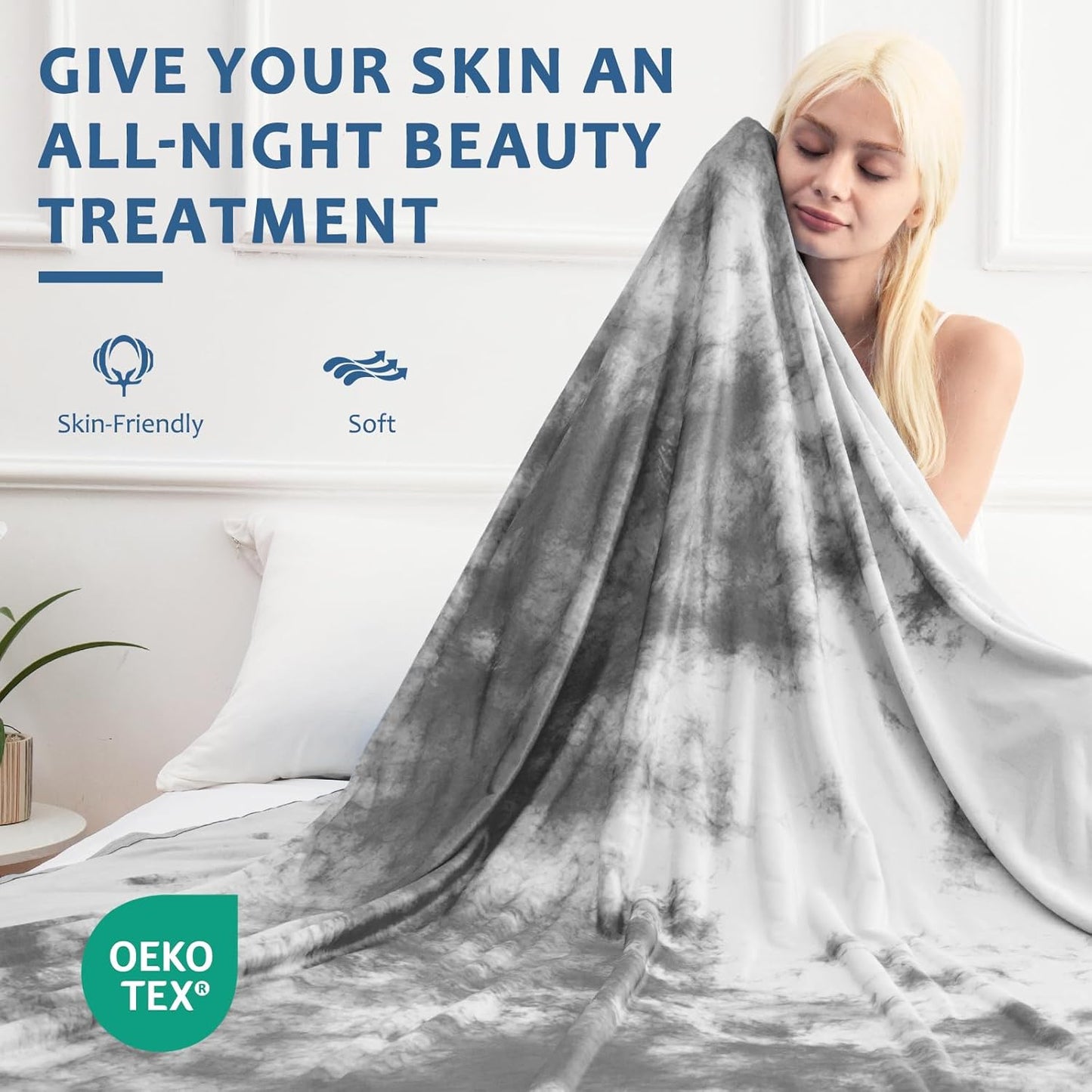 Marchpower Cooling Blanket for Hot Sleepers Twin Size, Double Sided Arc-Chill Cooling Fabric Q-Max>0.5, Cooling Blanekt for Hot Flashes and Night Sweats, Cool Blanekt Cold Blanket for Summer