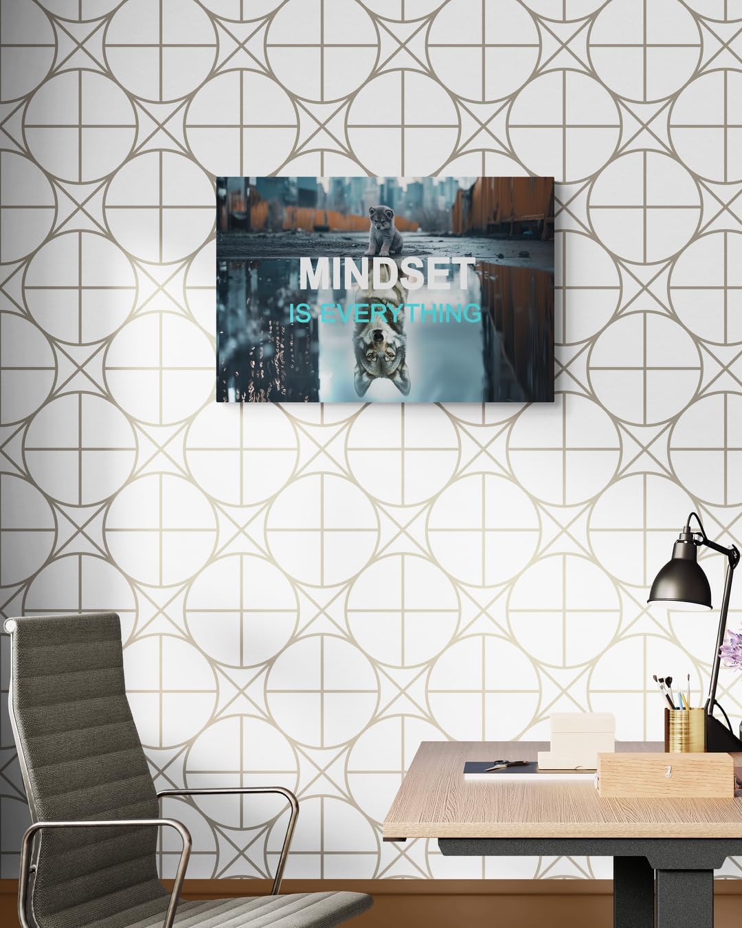 GoForArt Dream Big Motivational Canvas Wall Art, Inspirational Famous Quote Bedroom Living Room Decor, Positive Modern Landscape Mountain Office Dorm Room Poster Print (Inspirational Msd 01, 18''x24'')