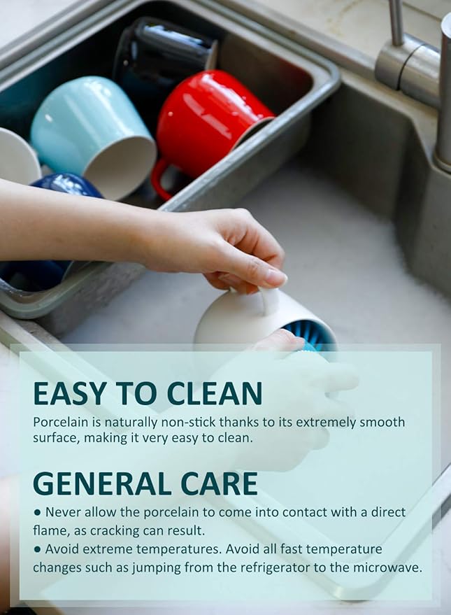 Teocera Ceramic Coffee Mug Set of 4-12 oz Coffee Mugs with Large Handles for Hot or Cold Drinks Like Latte, Cocoa, Tea or Juice - Smooth Ceramic, Dishwasher Safe，Black