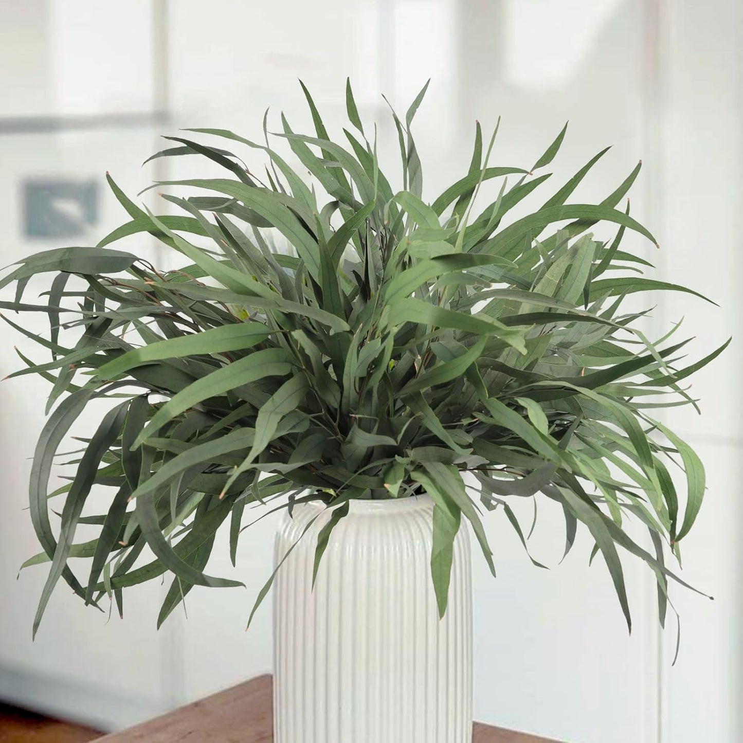 Eucalyptus Stems, 20PCS 17inch Real Fresh Dried Eucalyptus Branches for Shower Wedding Spring Festival Vase Home Decoration