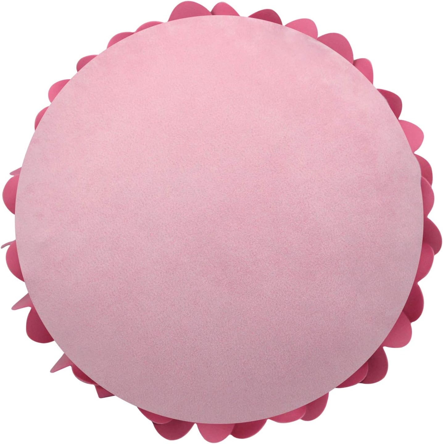 Contempo Lifestyles Flower Pillow – Decorative Pillow 3D Round Throw Pillows for Home Décor – Handmade Sweetheart Flower Pillow for Bed & Couch-Sunflower Pillow - 13 Inch Light Pink