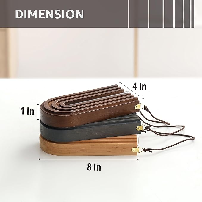 Wood Wall Planter Indoor, Propagation Station, Wooden Hanging Vase for Dried Flowers, Plant Holder, Boho Wall Décor for Living Room Rainbow U Shape (Set of 3)