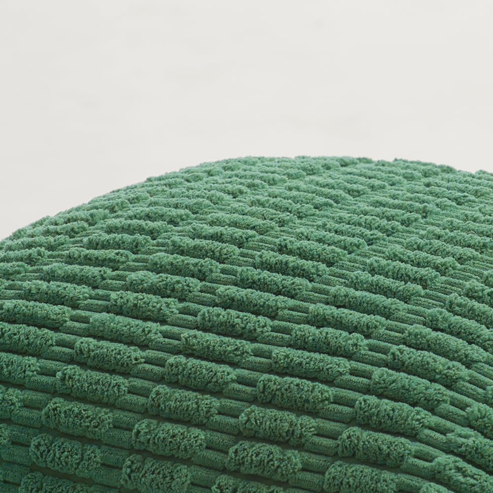 Fancy Homi Set of 4 Green Lumbar Rectangle Decorative Throw Pillow Covers 16x24 Inch for Couch Bed Chair, Aesthetic Boho Room Decor, Soft Fuzzy Thick Corduroy Textured Cushion Case 40x60cm
