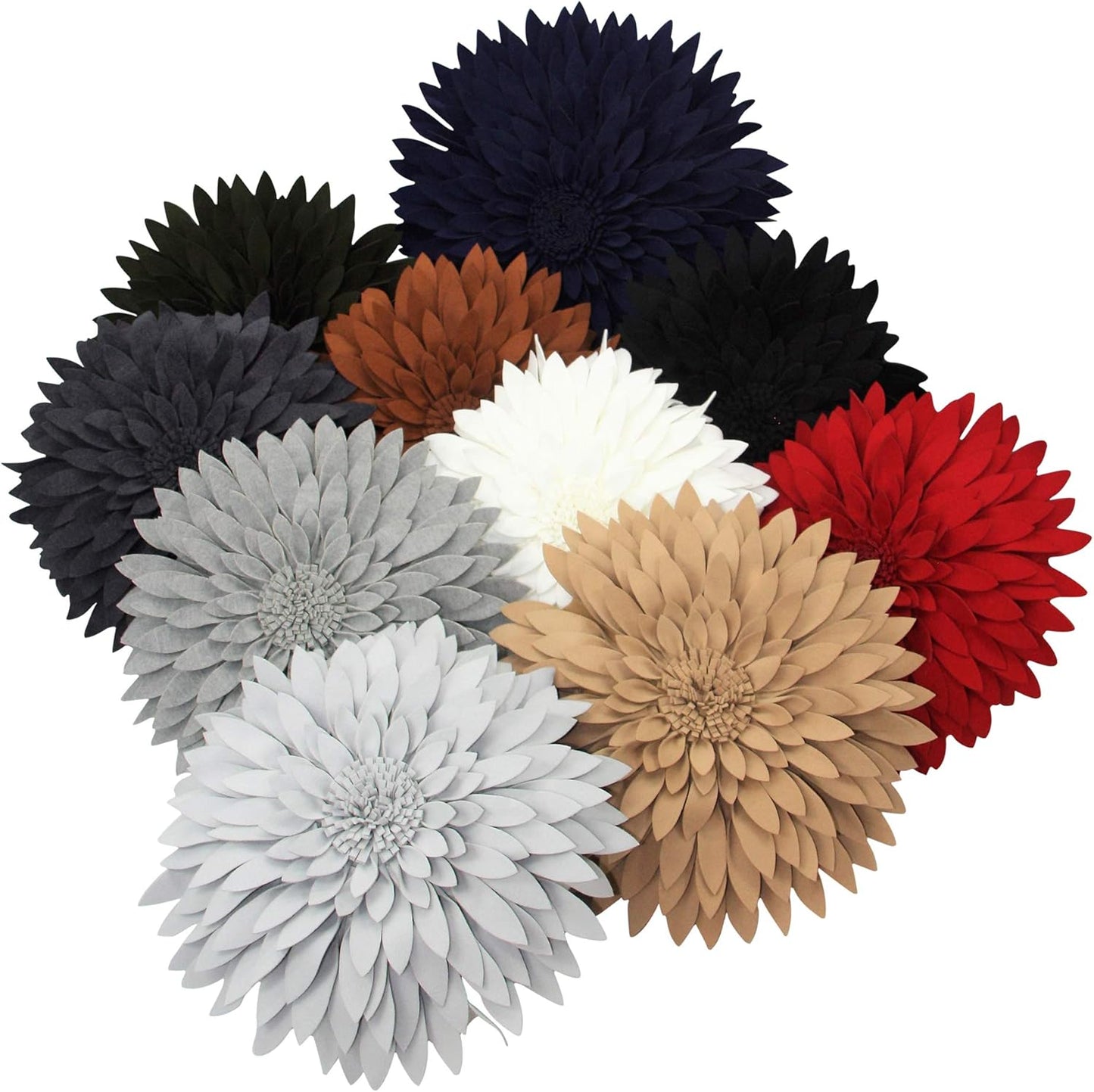 Contempo Lifestyles 3D Daisy Flower Decorative Pillow, Solid Fuchsia, 18" Flower, 16" Pillow with Insert