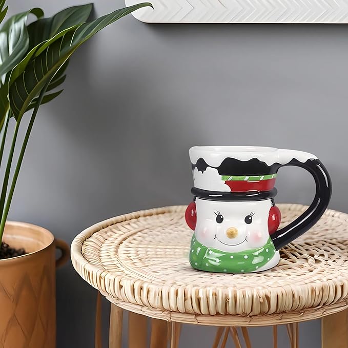 Young's Inc Large Ceramic Coffee Mug, Microwave-Safe Modern Style Mug, Unique Cups for Tea, Coffee, Cold Drinks, Gift for Coffee Lovers, Cooks, Birthday, Dishwasher Safe Kitchen Decor