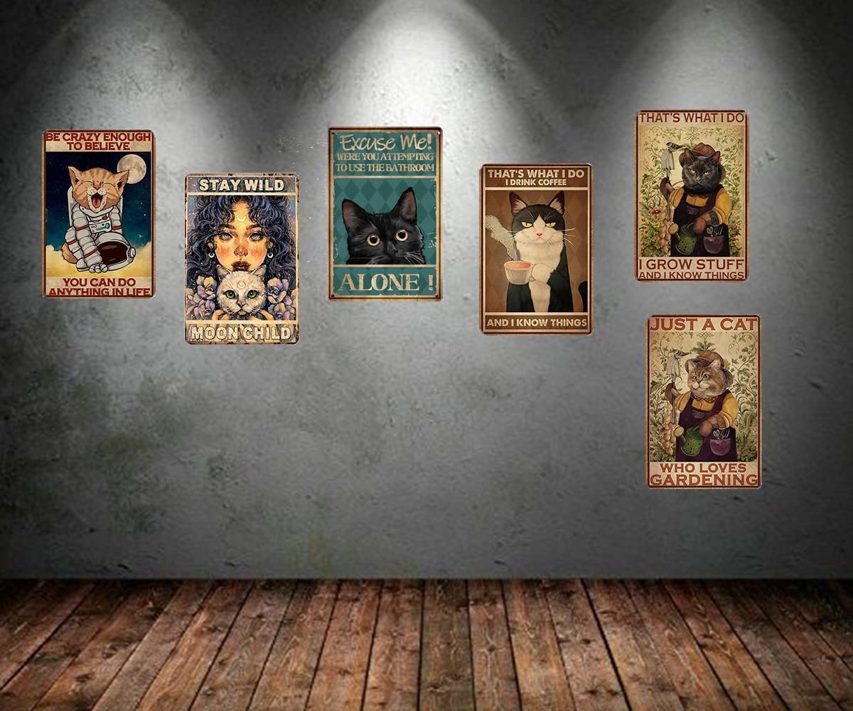 I’ll Be Waiting At The Door Dog Retro Metal Tin Sign Vintage Aluminum Sign For Home Decor Room Metal Decor 8x12 Inch