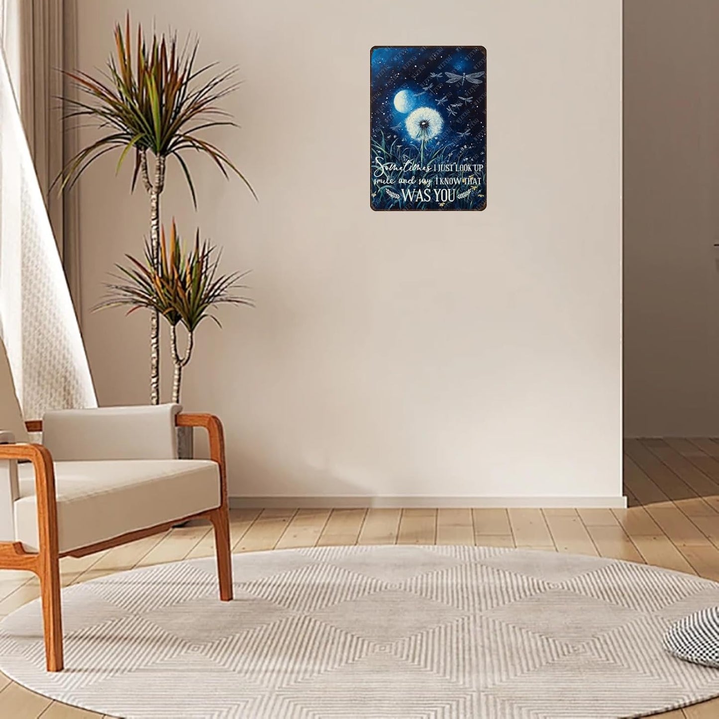 Metal Signs Sometimes I Just Look Up Smile And Say I Know That Was You Aluminum Tin Signs For Living Room Cafe Kitchen Bar Office Wall Decor 12×8 Inch