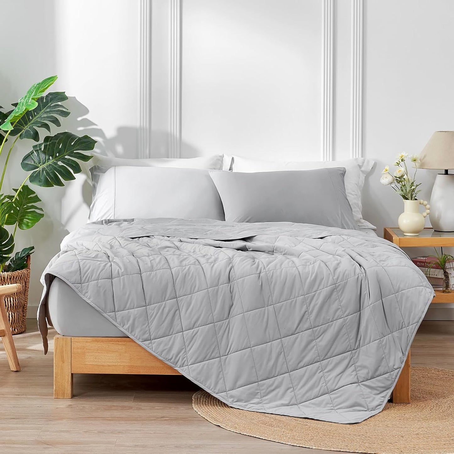 Cozy Bliss Cooling Blanket for Hot Sleepers, Q-Max 0.4 Cooling Comfort King Size, Cold Blankets for Night Sweats Sleeping, Ultra-Cool Lightweight Breathable Summer Blanket for Bed