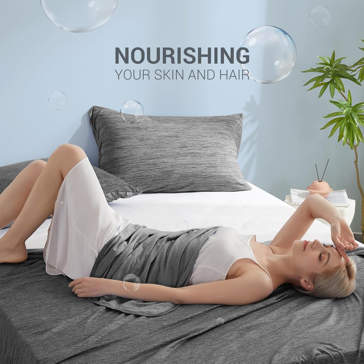 Marchpower Cooling Blanket for Hot Sleepers Queen Size, Arc-Chill Cooling Blanket with Double-Sided Design, Japanese Cooling Fiber Absorbs Body Heat, Lightweight Soft Cold Blankets for Sleeping Summer