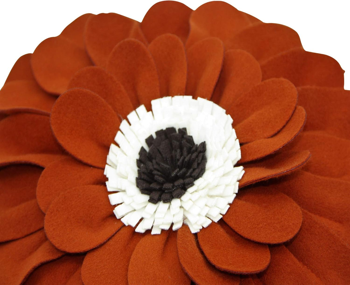 Decorative Flower Pillows – 3D Happy Daisy Flower Throw Pillow - Flower Shape Design Patented-Flower Shaped Pillow For Home Décor – Round Throw Pillows Soft & Cozy - Couch & Bed Flower Shape Pillow