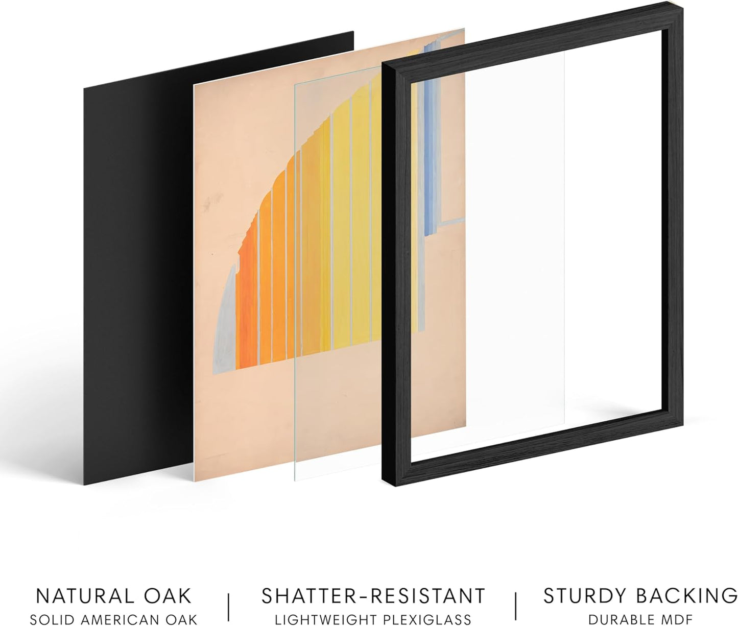 HAUS AND HUES Winold Reiss Art Print with Black Oak Frame 24x36