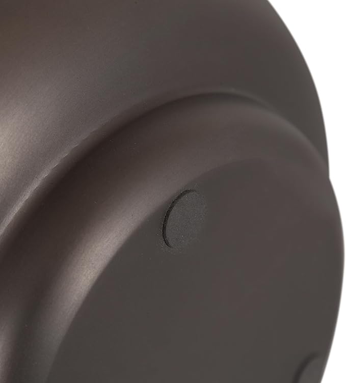 Kate and Laurel Portell Round Indoor Metal Planter Pot, 12 x 12 x 12, Gray Gunmetal, Vintage Circular Planter for Indoor Plants Living Room or Sunroom Decor