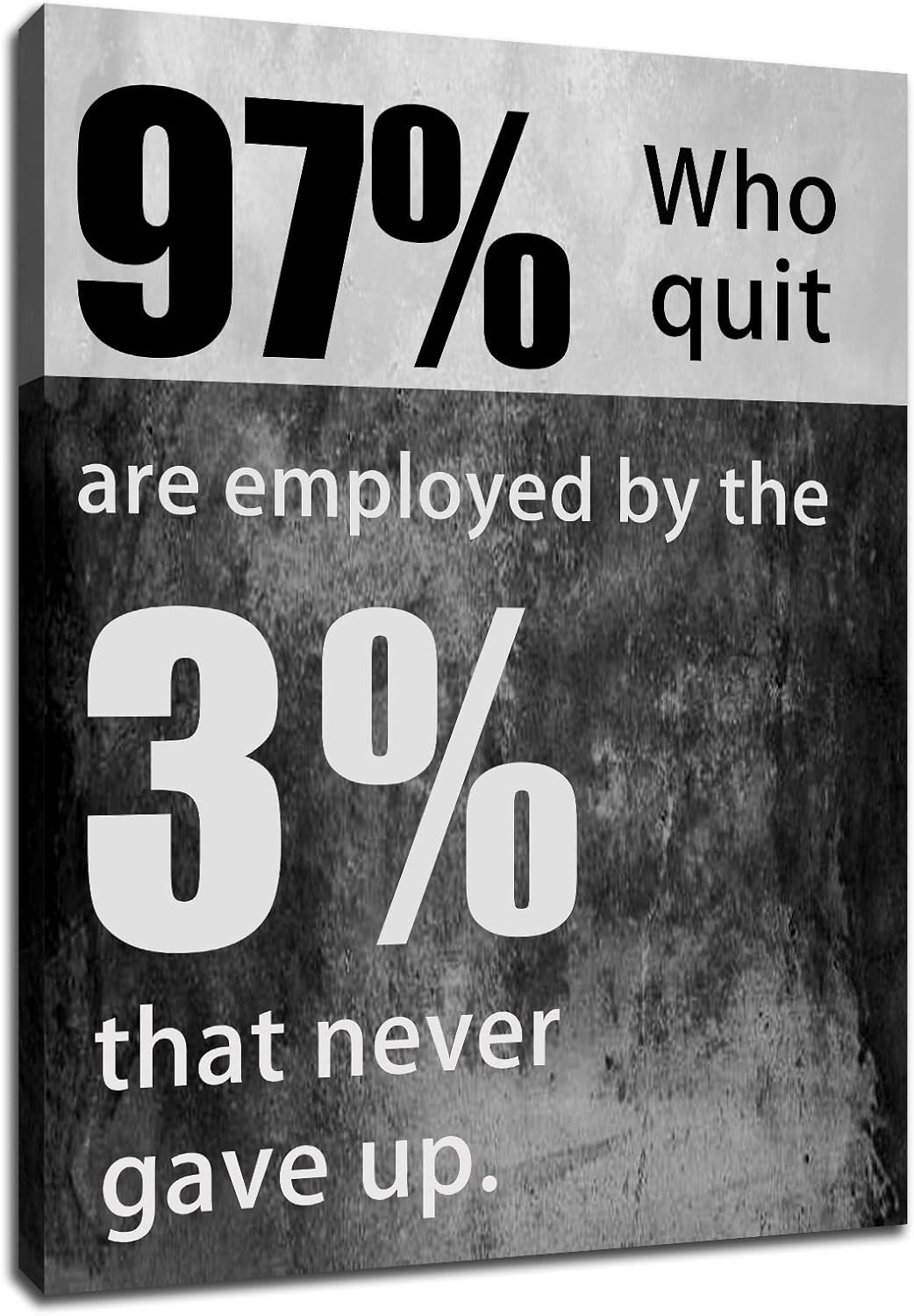 GoForArt Dream Big Motivational Canvas Wall Art, Inspirational Famous Quote Bedroom Living Room Decor, Positive Modern Landscape Mountain Office Dorm Room Poster Print (Motivational-05, 18.00" x 24.00")