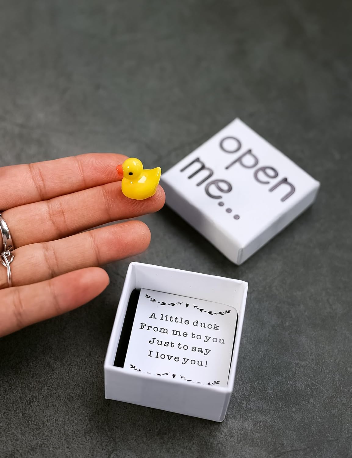 I Love You Gift, Duck Gift, Matchbox Gift, Gift For Boyfriend, Gift For Girlfriend, Valentine's Day Gift