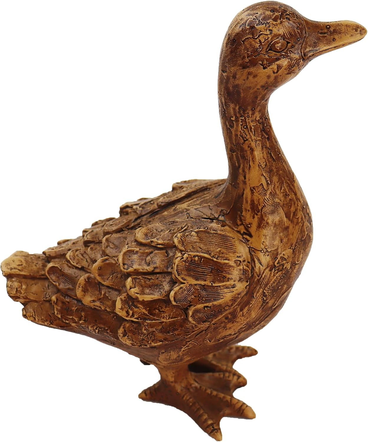 Hymmah Duck Home Decor Statue Rustic Home Decorations for Living Room, Boho Sculpture Resin Animal Collectible Figurines for Indoor Decor