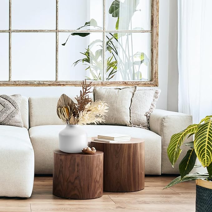 Goaste Metal Matte Flower Vase, Small White Vase for Flowers, 6.3 Inch Tall Iron Frosted Floral Arranging Vases, Nordic Style Round Boho Vases for Modern Minimalist Home Decor, Wedding, Bookshelf