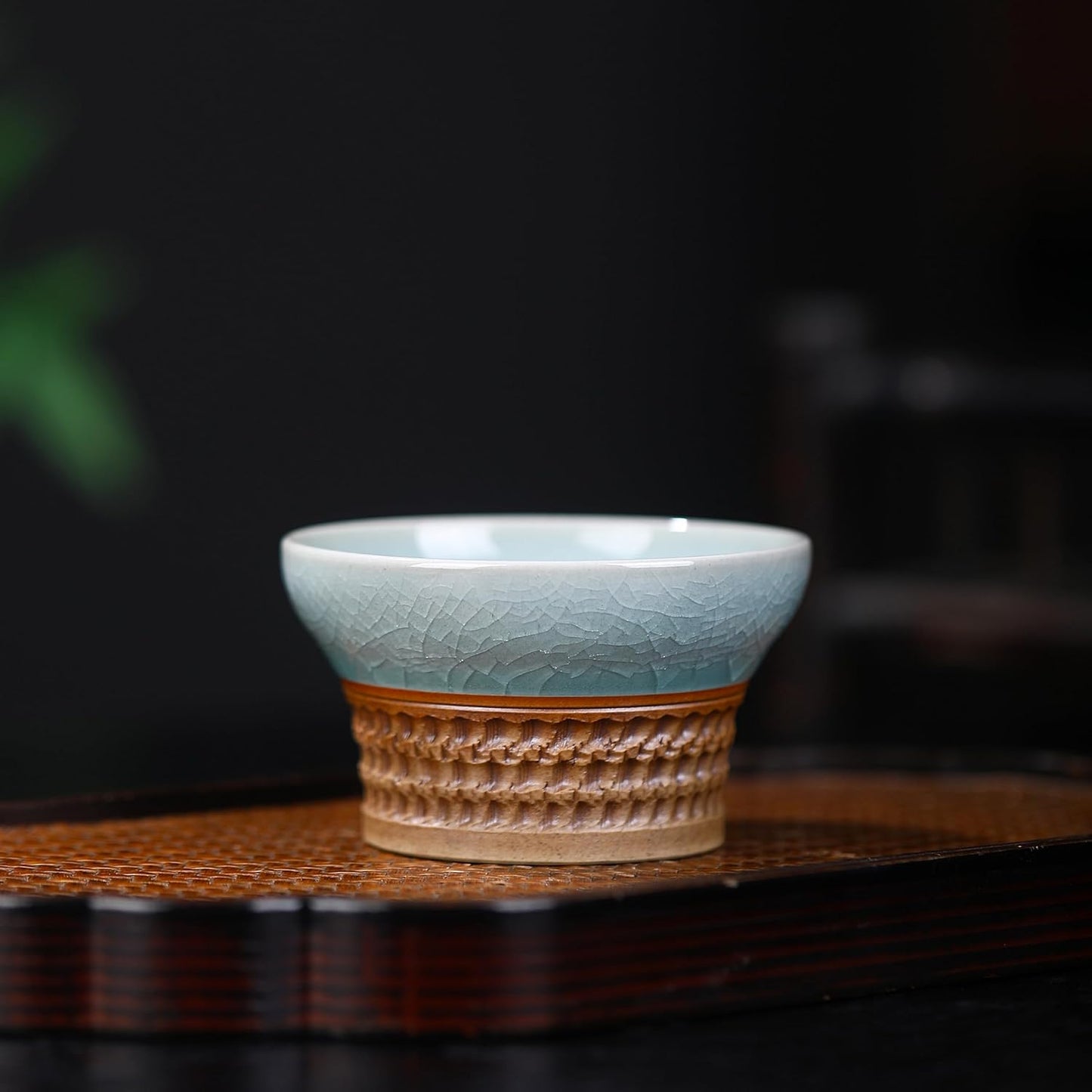 Handmade Ceramic Tea Cup, Traditional Japanese Chinese Style, with Exquisite Hand - Painted Patterns, High - quality Porcelain