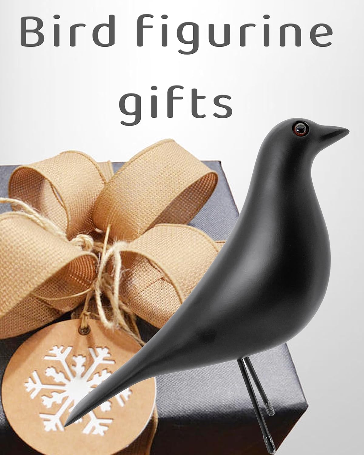 Mid Century Modern Bird Figurines - Decorative Sculptures for Living Room, Shelf, Mantle, TV Stand, Tabletop, Nightstand, Office, Kitchen - Unique Home Decor & Gifts for Bird Lovers