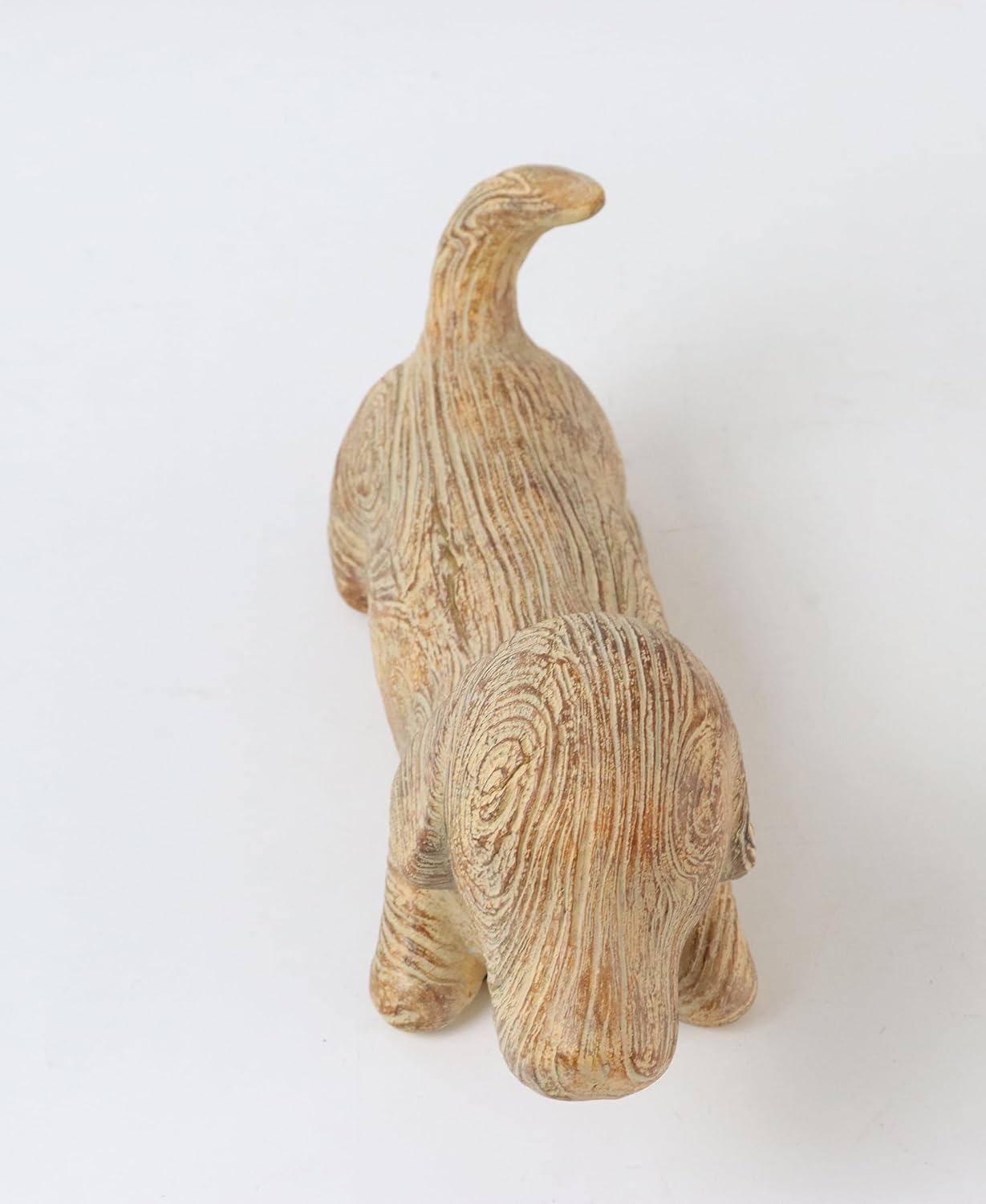 Hymmah Dog Home Decor Statue Rustic Home Decorations for Living Room, Boho Sculpture Resin Animal Collectible Figurines for Indoor Decor