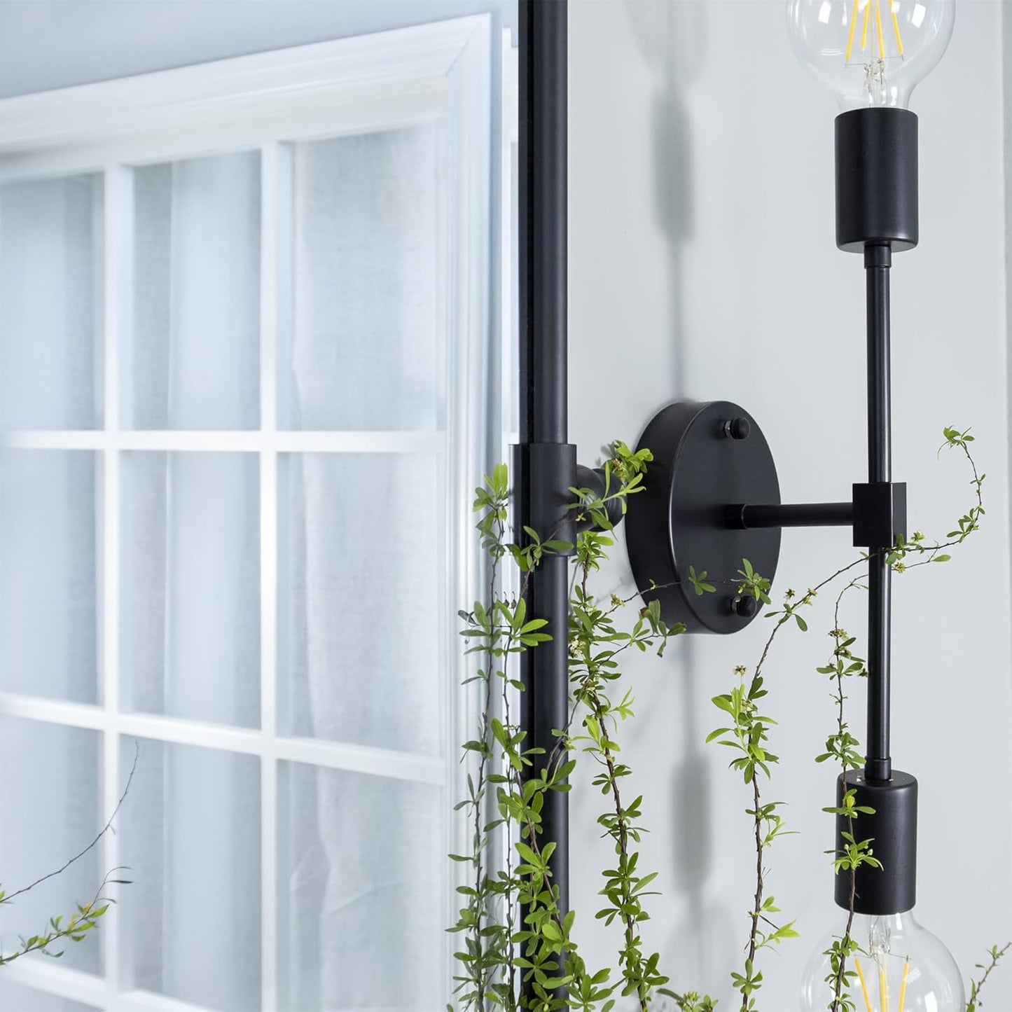 Farmhouse Black Metal Framed Pivot Rectangle Bathroom Mirror Rounded Rectangluar Tilting Beveled Vanity Mirrors for Wall, Overall 22.91 x 24 inches (Mirrror 19 x 24 inches)