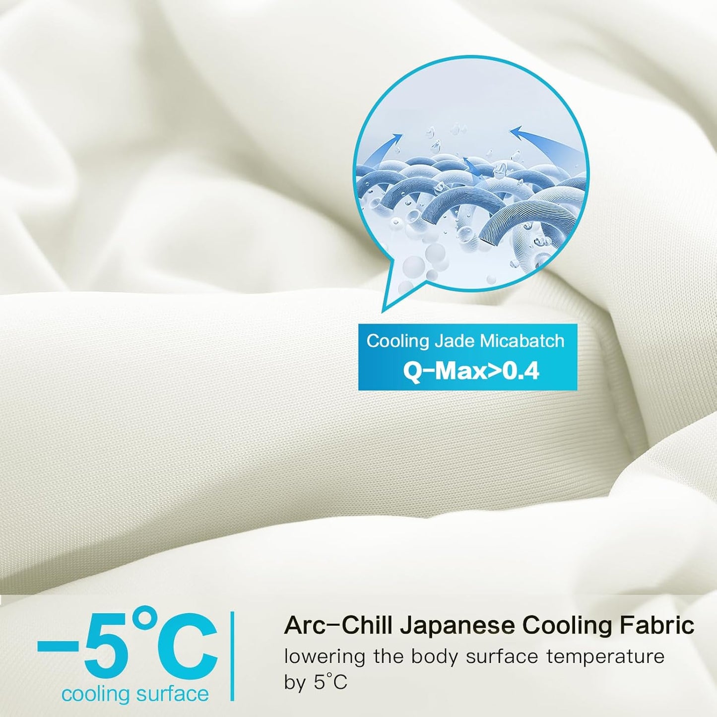 EASELAND Cooling Comforter Queen, Cold Touch Fabric Absorbs Body Heat, Double-Sided Cool Design Soft Fluffy Cooling Blanket for Night Sweats Hot Sleeper(Beige, Queen(90"x90"))