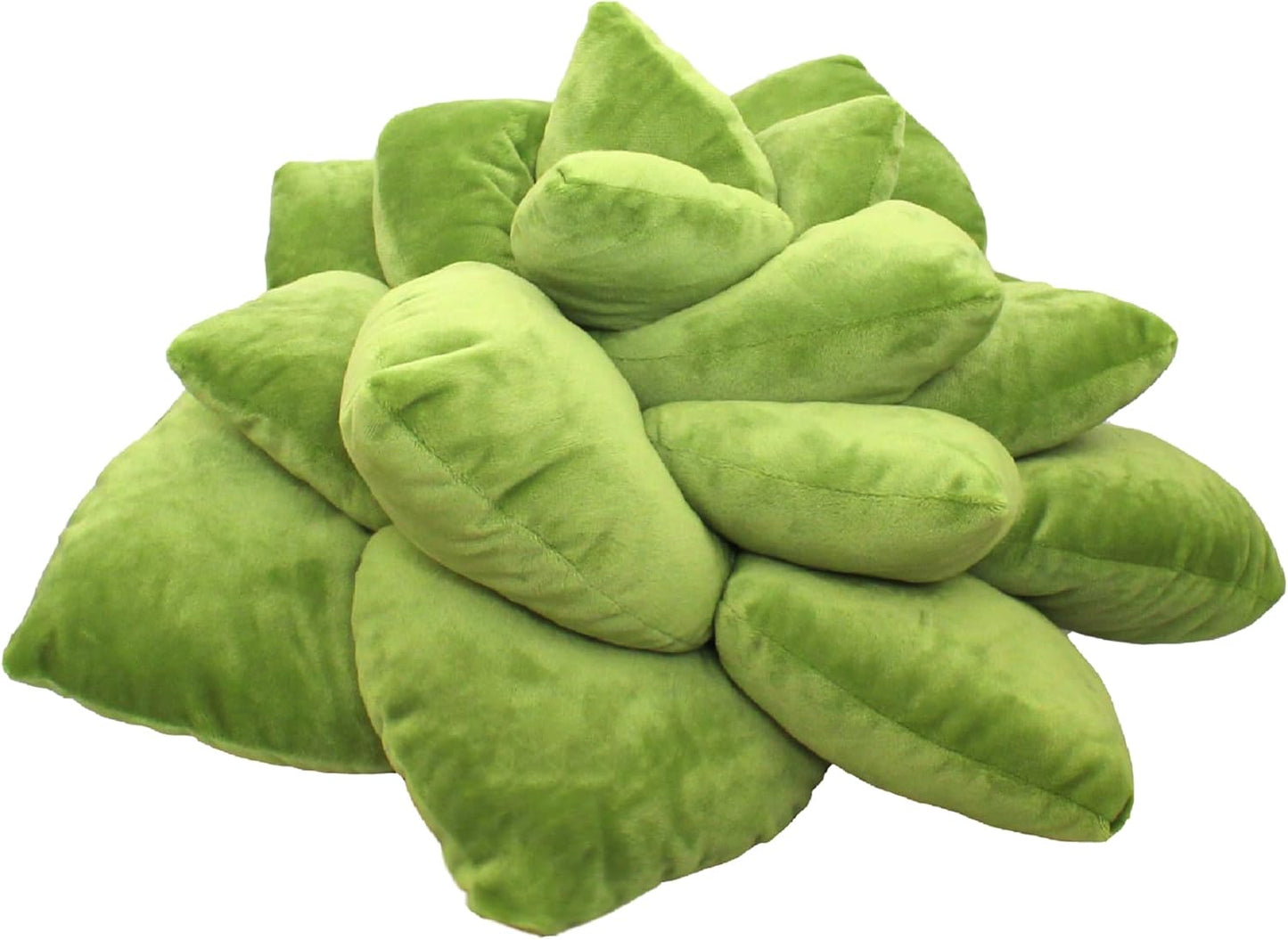 Green Philosophy Co. Succulent® Pillow 20" – Soft 3D Decorative Flower Throw Pillow, Unique Olive Green Plush Flower Cushion, Perfect for Couch, Sofa, Bedroom Decor, Gift for Plant Lovers