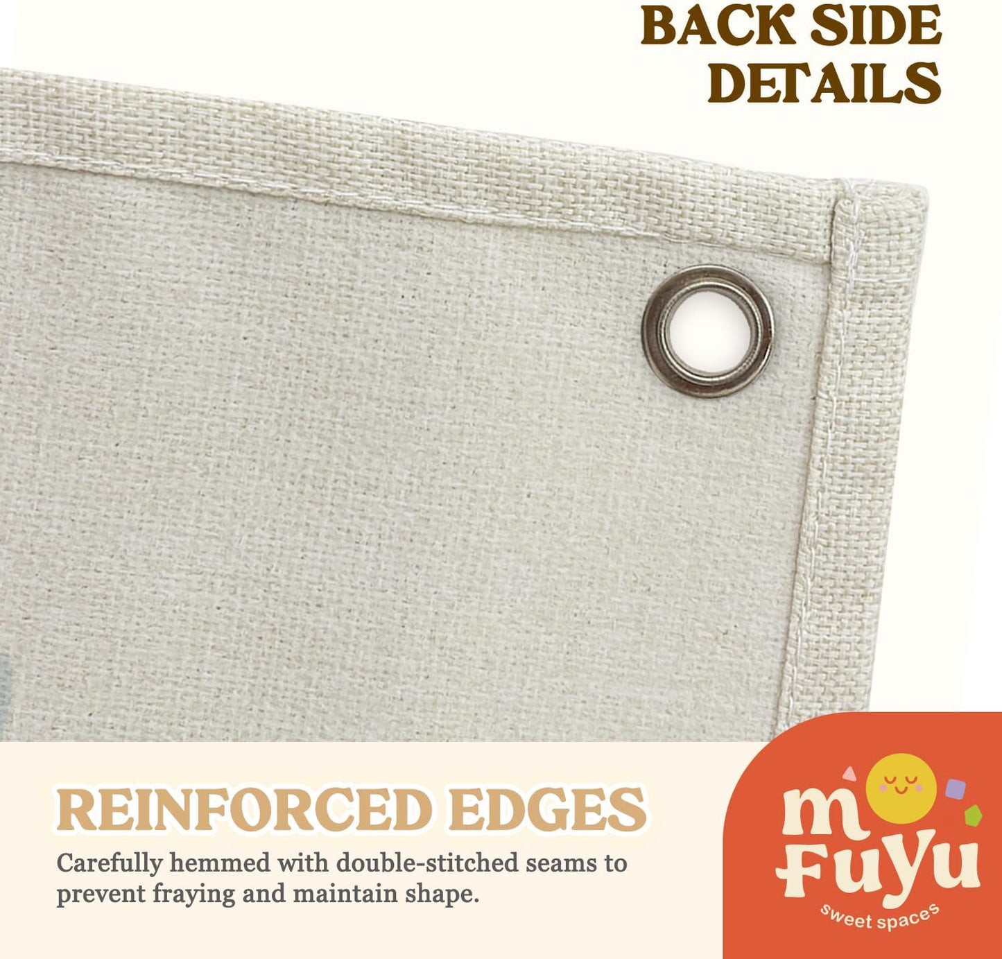 Little Beach Bum Canvas Banner - Coastal Nursery Wall Decor for Baby and Kids Room Nursery Playroom, Beach Theme Wall Hanging, Summer Surf Vibes, 30x20 Inch