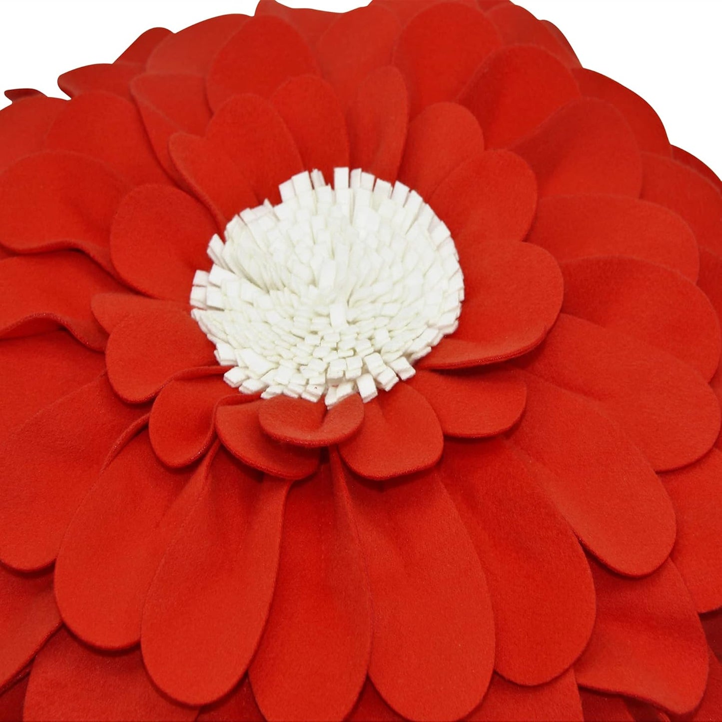 Decorative Flower Pillows – 3D Happy Daisy Flower Throw Pillow - Flower Shape Design Patented-Flower Shaped Pillow For Home Décor – Round Throw Pillows Soft & Cozy - Couch & Bed Flower Shape Pillow