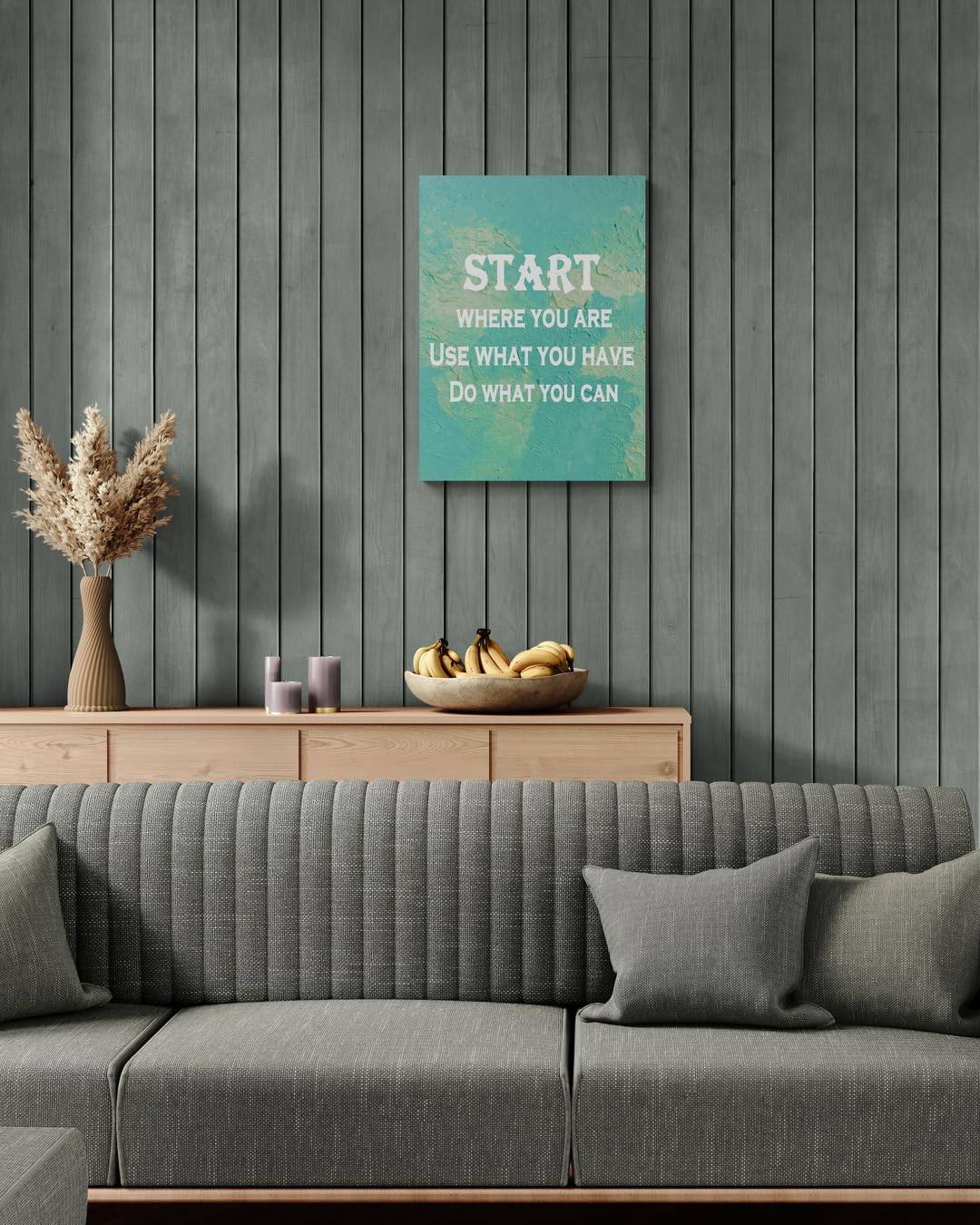 GoForArt Motivational Canvas Wall Art, Famous Quote Inspirational Prints Wall Decor, Do What You Can Poster for Office Living Room, Pink Positive Bedroom Dining Room Artwork Home Decoration